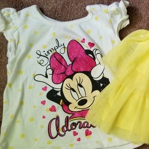 Minnie mouse tutu set